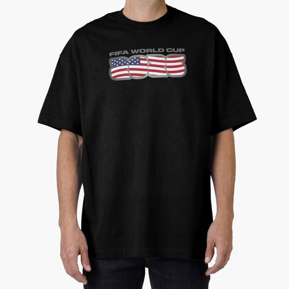USA 2026 Stars Stripes and Soccer Football Fan Classic T-Shirt Bring FIFA World Cup 2026 USA Canada Mexico Spirit, Inspired by Spain, Messi, Global Supporter Spirit, Legendary Goals, National Colors and Tournament Celebration; Perfect for