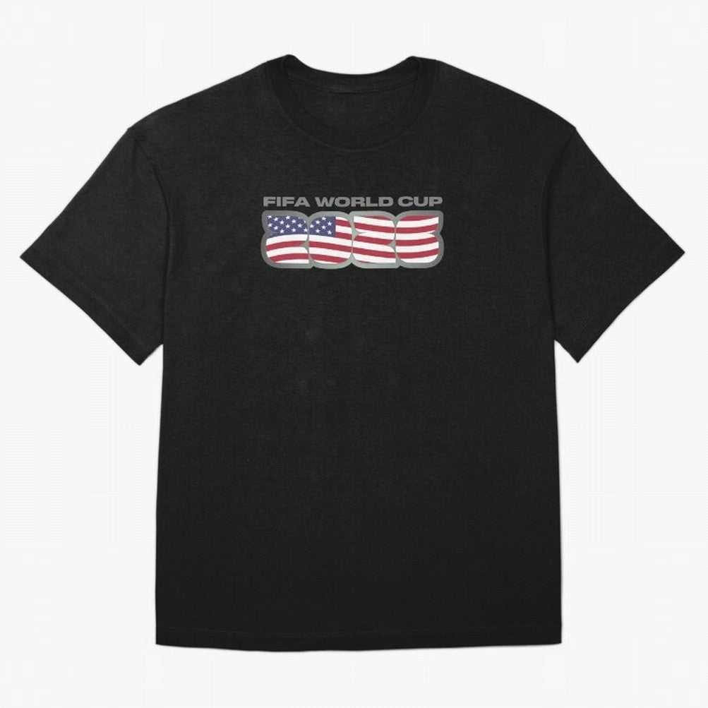 USA 2026 Stars Stripes and Soccer Football Fan Classic T-Shirt Bring FIFA World Cup 2026 USA Canada Mexico Spirit, Inspired by Spain, Messi, Global Supporter Spirit, Legendary Goals, National Colors and Tournament Celebration; Perfect for