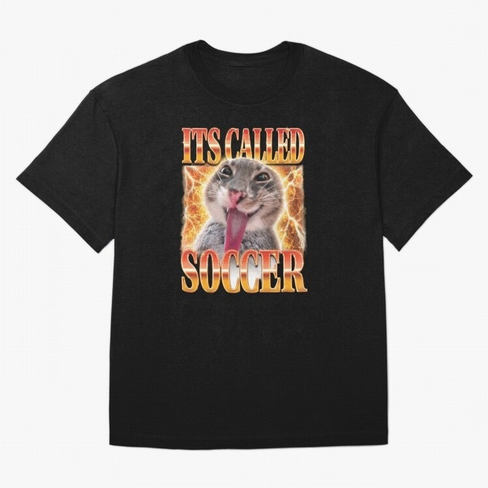 Soccer USA World Cup 2026 Funny Cat Meme Classic T-Shirt Share the Excitement of the FIFA World Cup 2026 Journey through Neymar Highlights, England and Germany Pride, Stadium Memories, Football Loyalty, International Chants and Championship