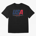 USA 2026 Soccer Fan Shirt | American Football Supporter Minimal Design Classic T-Shirt Honor the Football Icons of Global Football Passion for FIFA World Cup 2026 USA Canada Mexico, Capturing Mbappe, Brazil, Portugal and Argentina, Sports