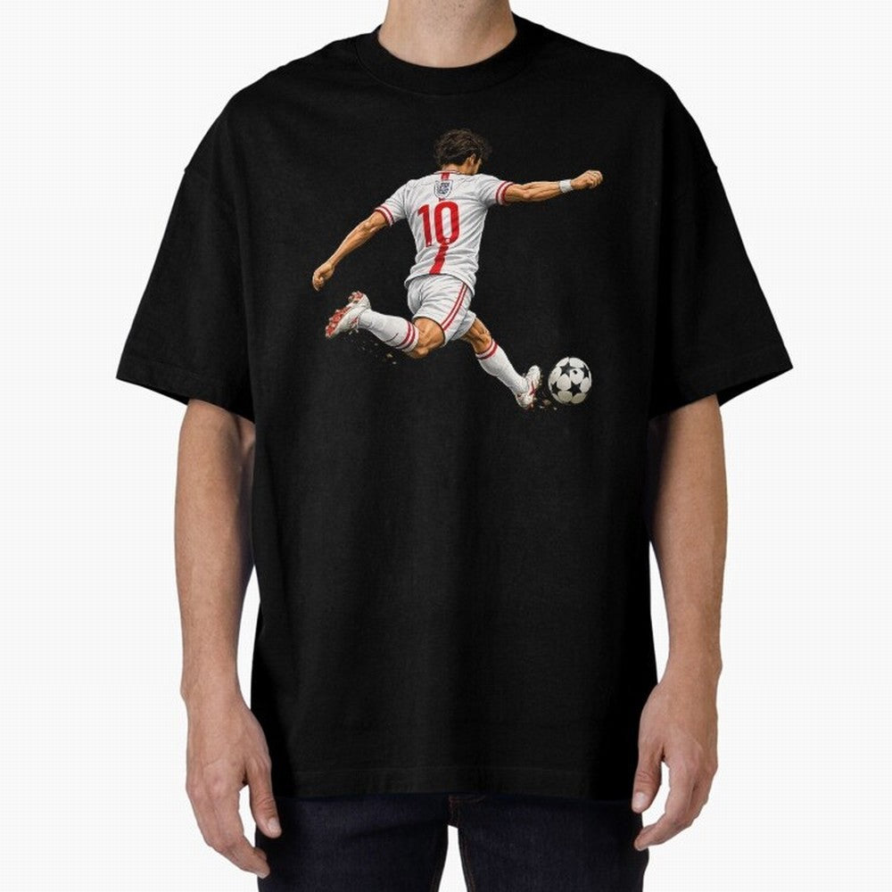 England Football Sticker Number 10 Three Lions Classic T-Shirt Feel the Trophy Chase of FIFA World Cup 2026 Group Stage for Fans of Messi and Spain and Netherlands, Bringing Soccer Culture, Superstar Moments, National Team Dreams and Competitive