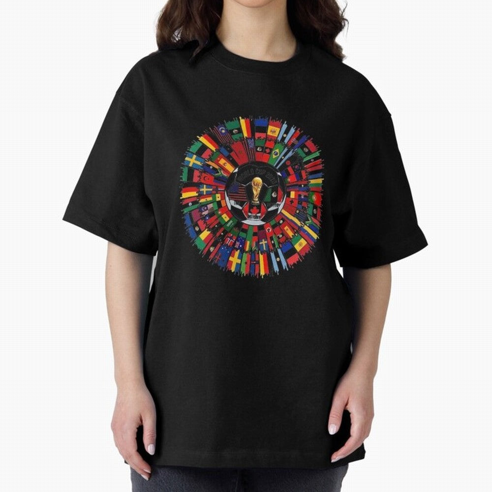Vibrant 2026 World Cup International Flag Splash Classic T-Shirt Celebrate Golden Goal Energy in the FIFA World Cup 2026 Group Stage Journey through Haaland and Mbappe Highlights, Netherlands Pride, Classic Soccer Heritage, Championship Pressure,