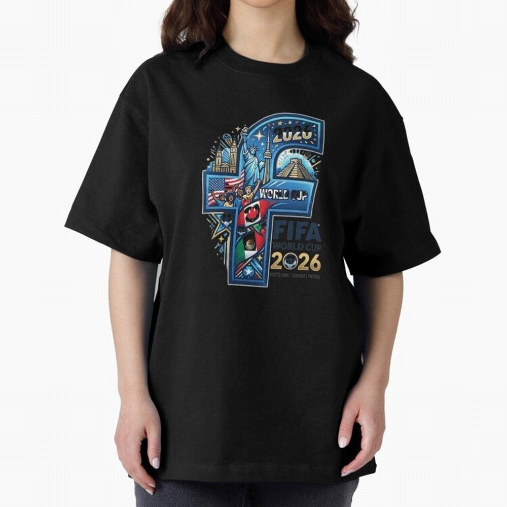 FIFA World Cup 2026 USA Canada Mexico Tribute Classic T-Shirt Follow the Final Road of FIFA World Cup 2026 Spirit, Driven by Argentina and Brazil, Messi, Football Festival Excitement, Trophy Ambitions, Country Rivalries and Star Player Buzz;
