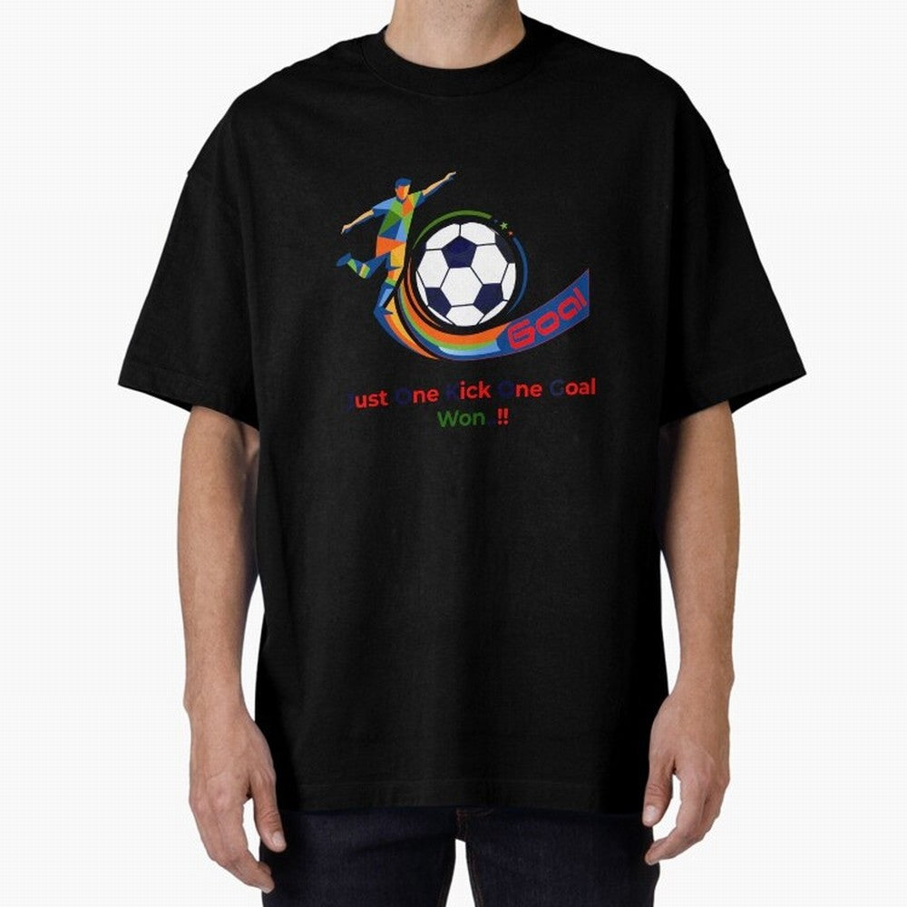 Football Striker Goal Celebration - Just One Kick Classic T-Shirt Showcase the FIFA World Cup 2026 USA Canada Mexico Journey through CR7 and Messi Highlights, Germany Pride, Football Passion, Legendary Performances, Festival Vibes and Supporter