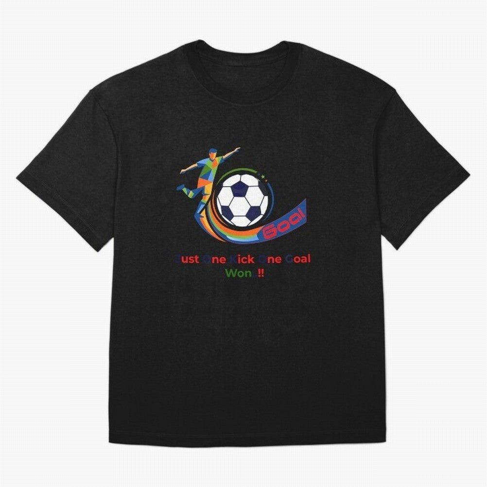 Football Striker Goal Celebration - Just One Kick Classic T-Shirt Showcase the FIFA World Cup 2026 USA Canada Mexico Journey through CR7 and Messi Highlights, Germany Pride, Football Passion, Legendary Performances, Festival Vibes and Supporter