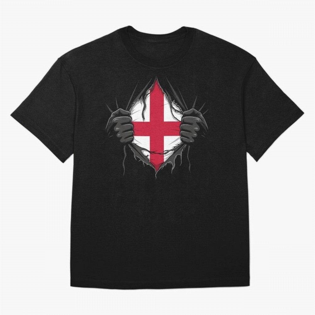 England Flag - National Team Fans Classic T-Shirt Discover FIFA World Cup 2026 Spirit, Made for Spain and Netherlands, Messi and Cristiano Ronaldo, Stadium Chants, National Pride, Trophy Dreams and Unforgettable Football Memories; Built for