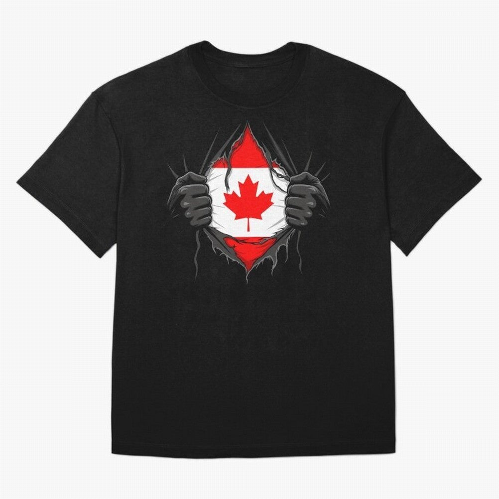 Canada Flag - National Team Fans Classic T-Shirt Build FIFA World Cup 2026 Group Stage Connected to CR7 and Messi, Brazil, Portugal and Argentina Energy, Worldwide Fan Energy, Dramatic Goals, Stadium Lights and Championship Celebrations; Ideal for
