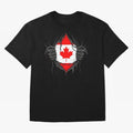 Canada Flag - National Team Fans Classic T-Shirt Build FIFA World Cup 2026 Group Stage Connected to CR7 and Messi, Brazil, Portugal and Argentina Energy, Worldwide Fan Energy, Dramatic Goals, Stadium Lights and Championship Celebrations; Ideal for