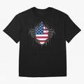 USA Flag - National Team Fans Classic T-Shirt Honor the FIFA World Cup 2026 USA Canada Mexico Journey through Neymar, Haaland and Cristiano Ronaldo Highlights, France Pride, Global Supporter Spirit, Legendary Goals, National Colors and Tournament