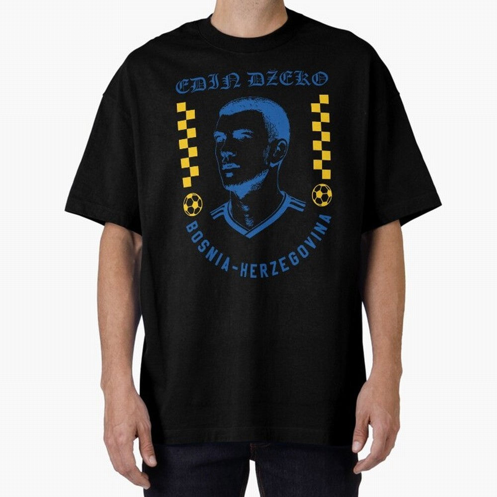 D?eko Bosnia Herzegovina Soccer Legend Retro Football Shirt Classic T-Shirt Live for the Drama of FIFA World Cup 2026 Group Stage for Fans of Mbappe and Neymar and Spain and Netherlands, Bringing Champion Mindset, Group Stage Buzz, Knockout Tension