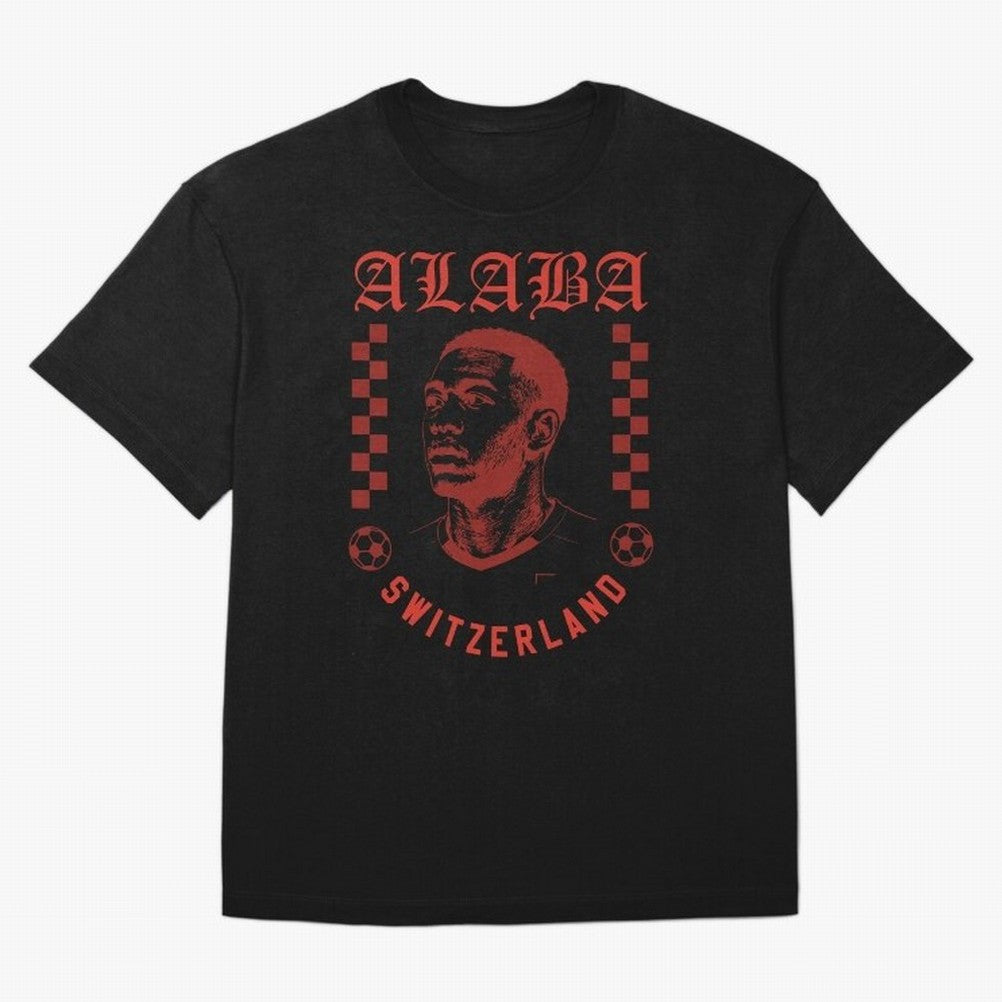 Alaba Switzerland Soccer Legend Vintage Football Fan Shirt Classic T-Shirt Stand with Global Football Passion for FIFA World Cup 2026 Group Stage, Made for Neymar, Germany, Fan Favorite Moments, National Team Passion, Big Match Drama and Soccer