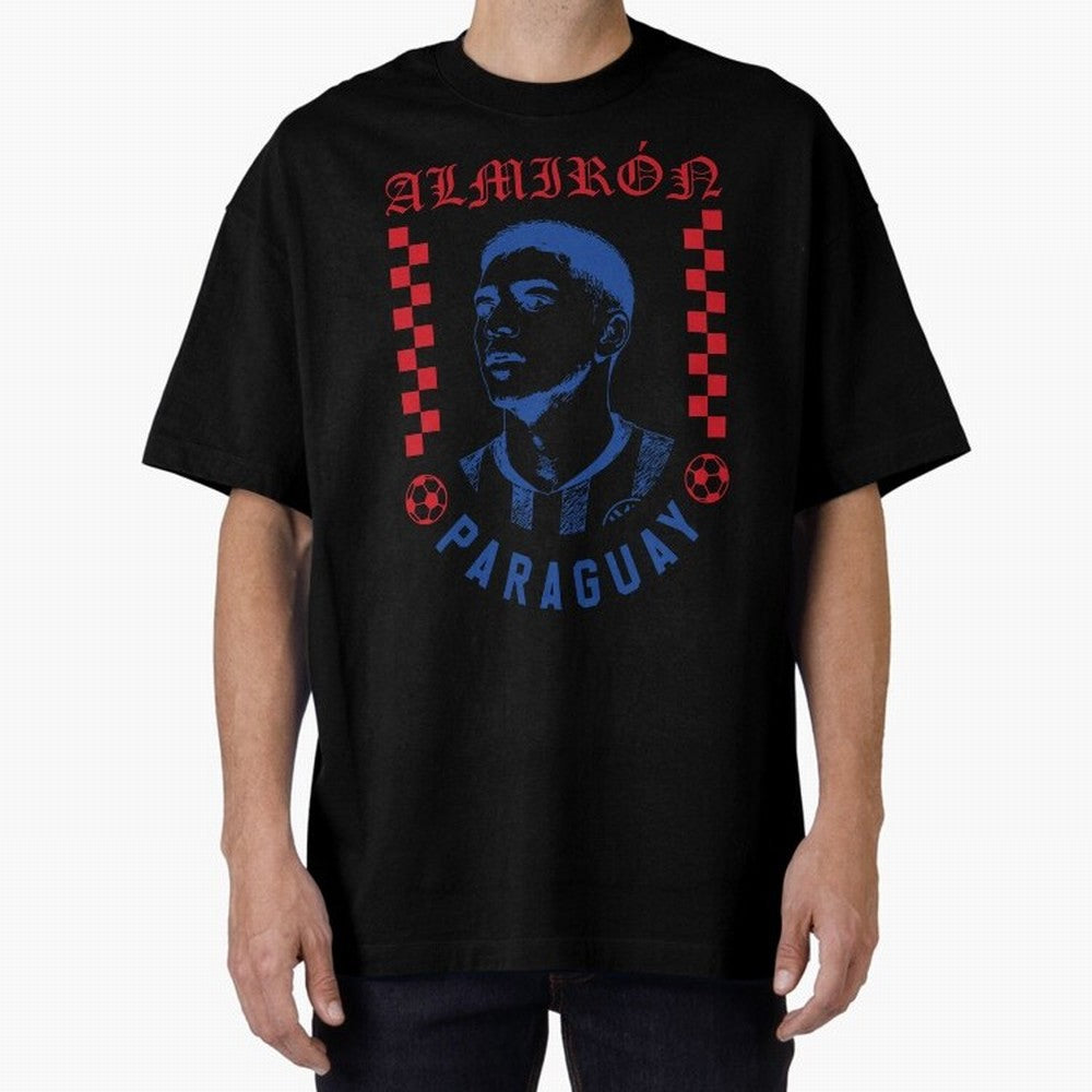 Almir¨®n Paraguay Soccer Legend Vintage Football Fan Graphic Classic T-Shirt Bring International Match Energy to Global Football Passion for FIFA World Cup 2026 USA Canada Mexico, Inspired by Haaland, Brazil, Football Festival Excitement, Trophy