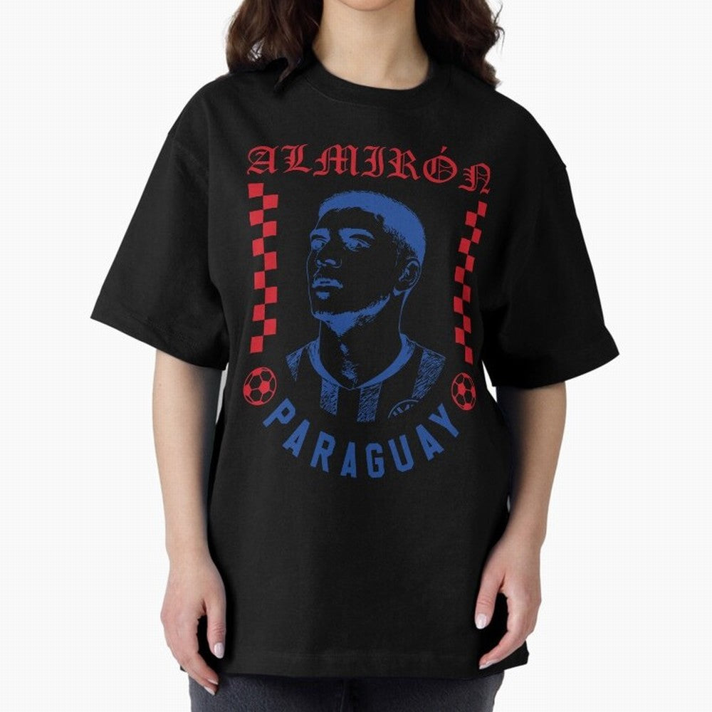 Almir¨®n Paraguay Soccer Legend Vintage Football Fan Graphic Classic T-Shirt Bring International Match Energy to Global Football Passion for FIFA World Cup 2026 USA Canada Mexico, Inspired by Haaland, Brazil, Football Festival Excitement, Trophy