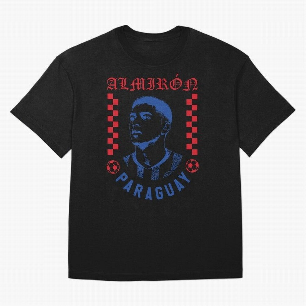 Almir¨®n Paraguay Soccer Legend Vintage Football Fan Graphic Classic T-Shirt Bring International Match Energy to Global Football Passion for FIFA World Cup 2026 USA Canada Mexico, Inspired by Haaland, Brazil, Football Festival Excitement, Trophy