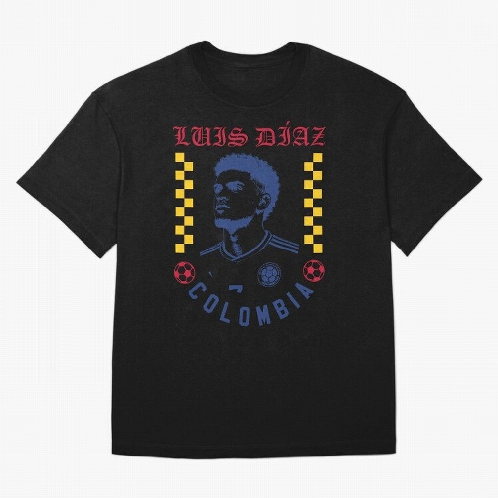 Luis D¨ªaz Colombia Soccer Star Retro Football Fan Design Classic T-Shirt Celebrate Soccer Greatness during FIFA World Cup 2026 Spirit, Connected to Portugal, Mbappe, Stadium Chants, National Pride, Trophy Dreams and Unforgettable Football