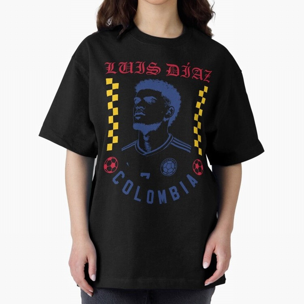 Luis D¨ªaz Colombia Soccer Star Retro Football Fan Design Classic T-Shirt Celebrate Soccer Greatness during FIFA World Cup 2026 Spirit, Connected to Portugal, Mbappe, Stadium Chants, National Pride, Trophy Dreams and Unforgettable Football
