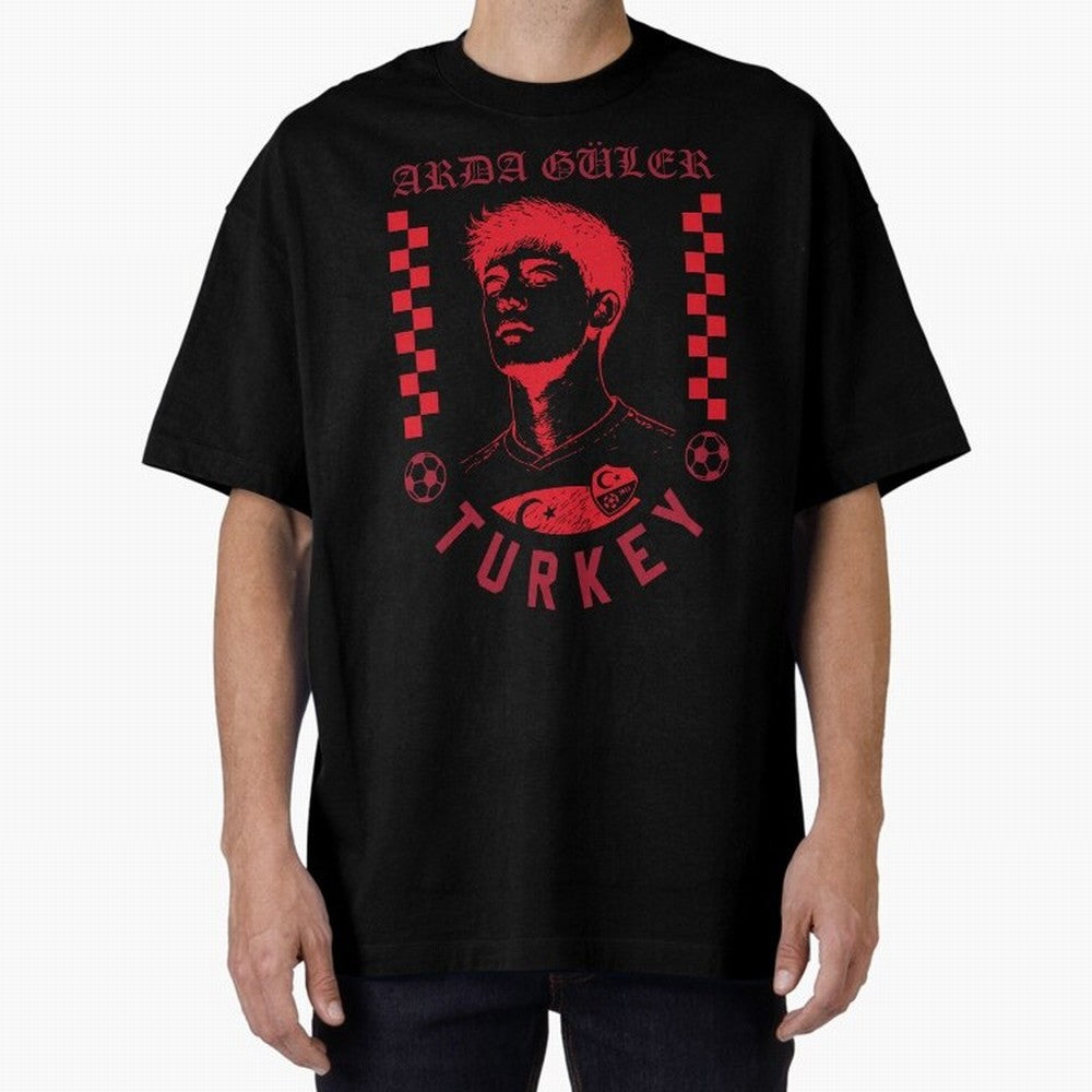Arda G¨¹ler Turkey Soccer Legend Retro Football Fan Design Classic T-Shirt Celebrate Global Passion for FIFA World Cup 2026 Centered on Messi and Cristiano Ronaldo, Spain Energy, Worldwide Fan Energy, Dramatic Goals, Stadium Lights and Championship