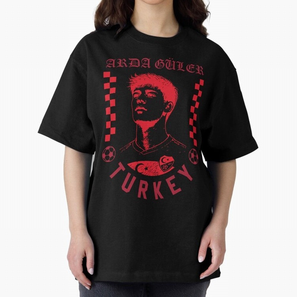 Arda G¨¹ler Turkey Soccer Legend Retro Football Fan Design Classic T-Shirt Celebrate Global Passion for FIFA World Cup 2026 Centered on Messi and Cristiano Ronaldo, Spain Energy, Worldwide Fan Energy, Dramatic Goals, Stadium Lights and Championship