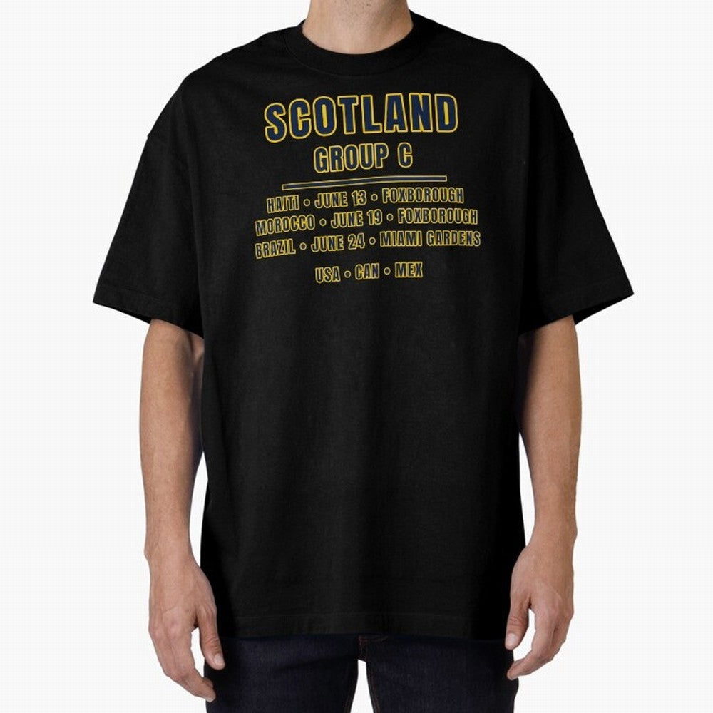 Scotland World Cup 2026 Fixtures T-Shirt ¨C Group C Football Shirt Classic T-Shirt Join the Countdown to Match Day Hype around FIFA World Cup 2026, Haaland, Germany, Fan Favorite Moments, National Team Passion, Big Match Drama and Soccer History;