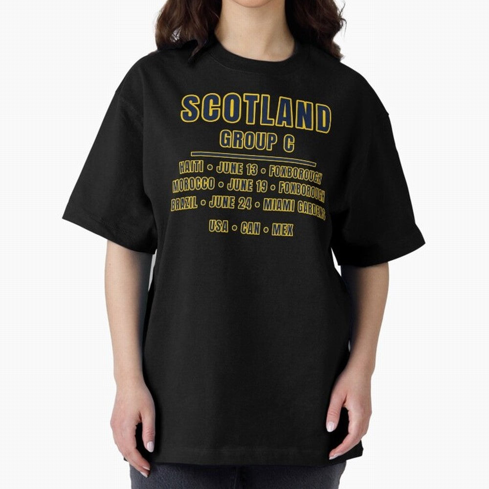 Scotland World Cup 2026 Fixtures T-Shirt ¨C Group C Football Shirt Classic T-Shirt Join the Countdown to Match Day Hype around FIFA World Cup 2026, Haaland, Germany, Fan Favorite Moments, National Team Passion, Big Match Drama and Soccer History;