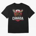 Canada Moose Sports Logo T-Shirt ¨C Canadian Flag Maple Leaf Emblem | 2026 World Cup Supporter Classic T-Shirt Keep Football History Alive during FIFA World Cup 2026 for Fans of Mbappe and France and Portugal, Bringing Football Passion, Legendary