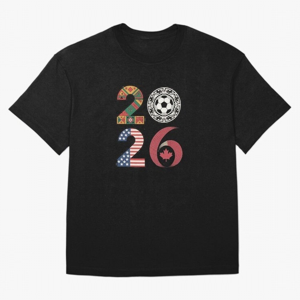 2026 Football Countries Design ¨C USA, Canada & Mexico Inspired Art Oversized T-Shirt Make Memories around FIFA World Cup 2026 Centered on Neymar, England and Germany Energy, Football Passion, Legendary Performances, Festival Vibes and Supporter