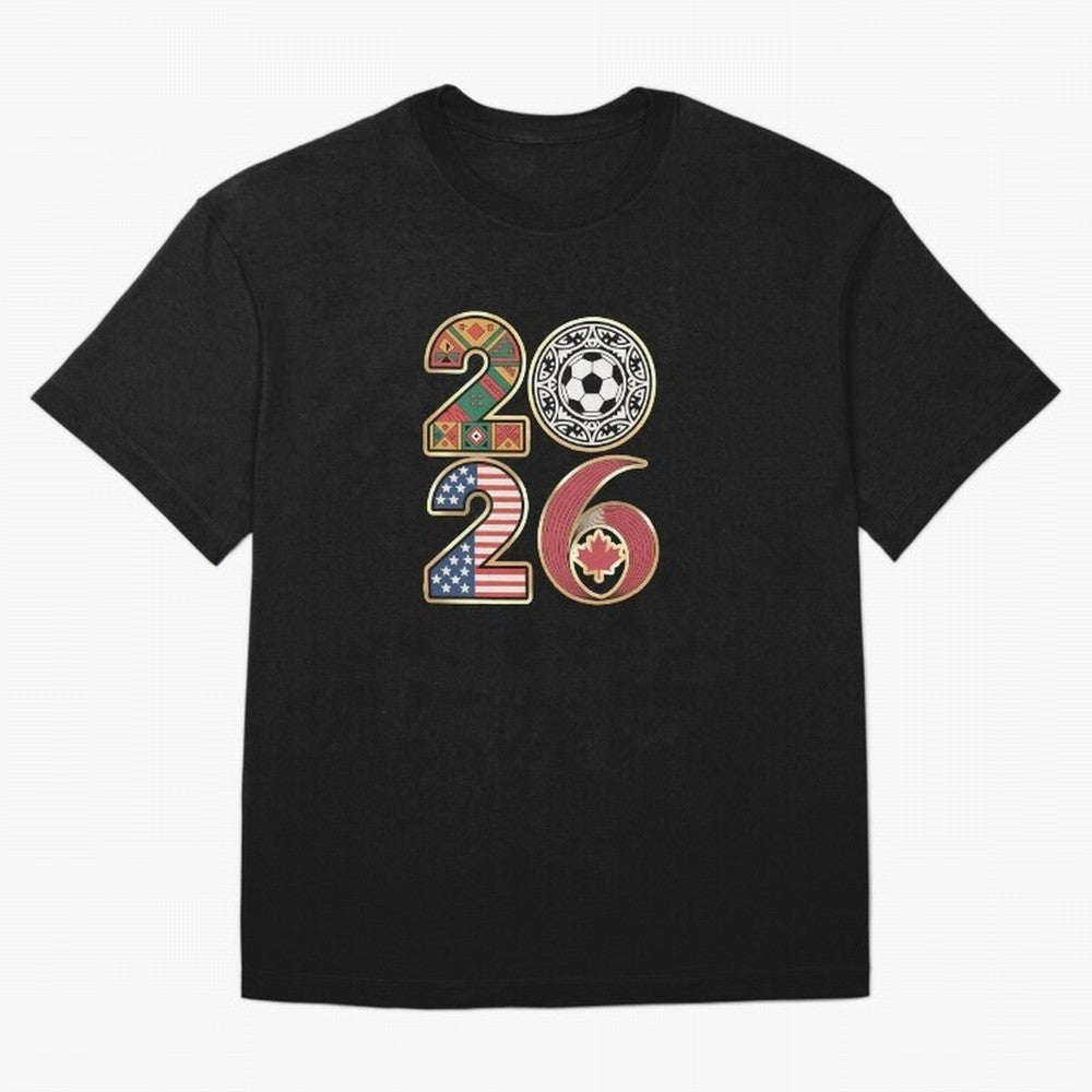 2026 Football Countries Design ¨C USA, Canada & Mexico Inspired Art Oversized T-Shirt Make Your Look Match Global Football Passion for FIFA World Cup 2026 USA Canada Mexico, Made for Messi and Cristiano Ronaldo, England, Champion Mindset, Group