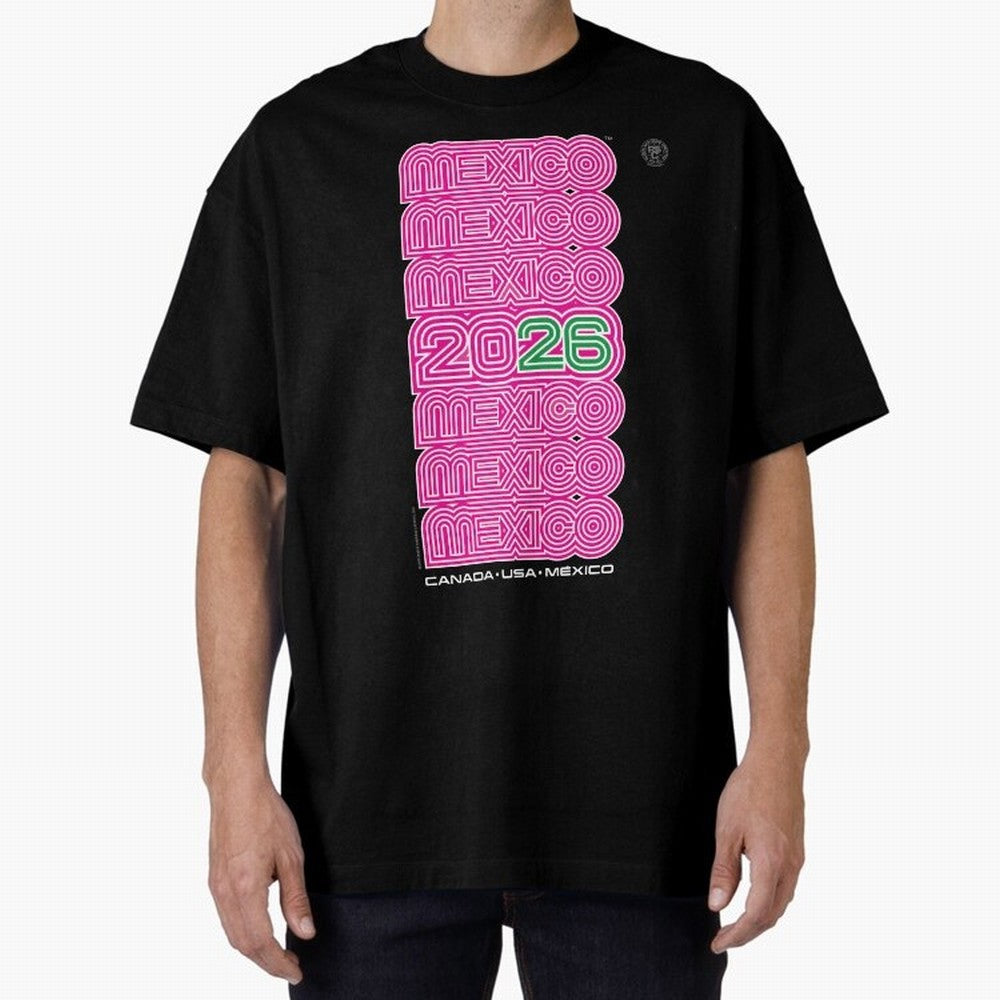 Mexico Retro Soccer 26 ¨C Canada USA Mexico 26¨C Bold Vintage Typography Oversized T-Shirt Celebrate Football Dreams Across Match Day Hype around FIFA World Cup 2026 Group Stage, Messi, Brazil, Champion Mindset, Group Stage Buzz, Knockout Tension