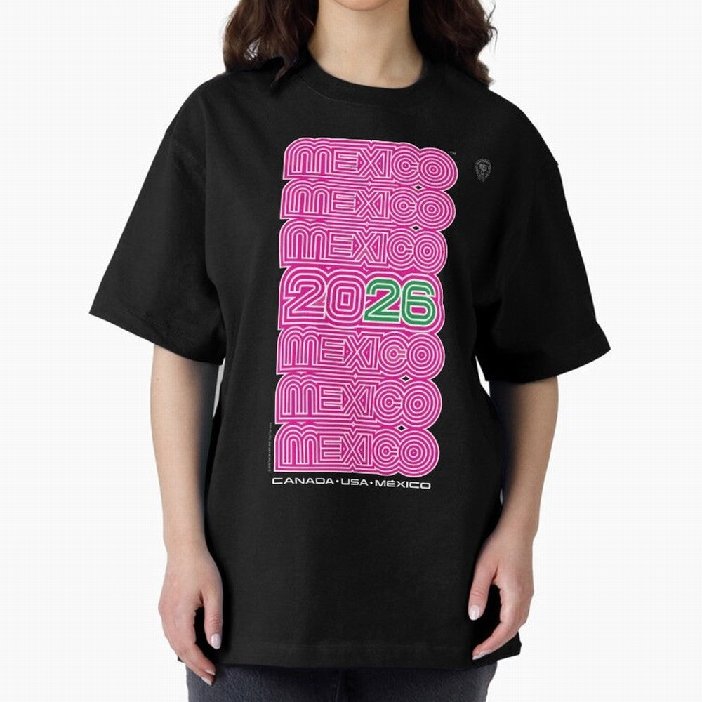 Mexico Retro Soccer 26 ¨C Canada USA Mexico 26¨C Bold Vintage Typography Oversized T-Shirt Celebrate Football Dreams Across Match Day Hype around FIFA World Cup 2026 Group Stage, Messi, Brazil, Champion Mindset, Group Stage Buzz, Knockout Tension