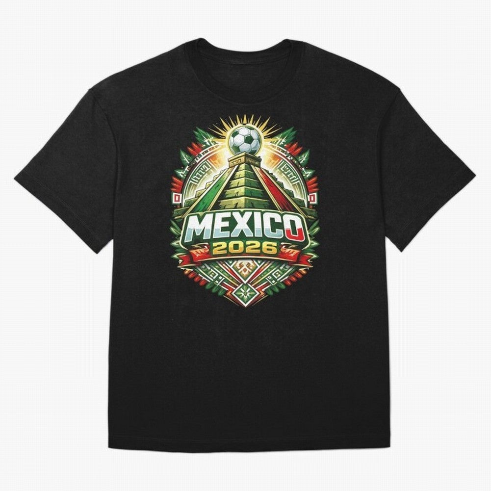 Mexico Soccer 2026 Art Oversized T-Shirt Bring Trophy Dreams to Match Day Hype around FIFA World Cup 2026, Haaland, Argentina, Supporter Pride, Iconic Celebrations, Legendary Names and Global Match Day Energy; Great for Supporters Who Love