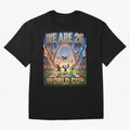 World cup 2026 Oversized T-Shirt Carry the Dream of Global Football Passion for FIFA World Cup 2026, Featuring Messi and Cristiano Ronaldo, England, France and Netherlands, Global Supporter Spirit, Legendary Goals, National Colors and Tournament