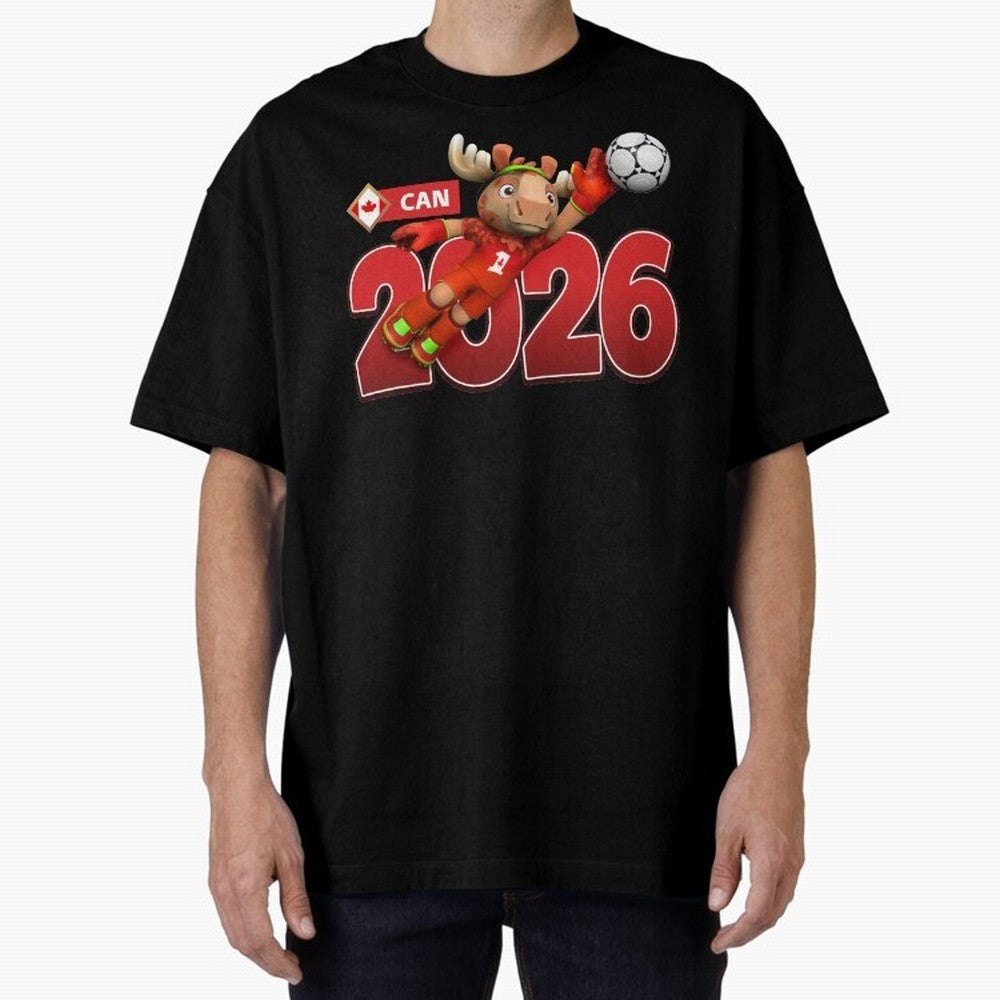 2026 World Cup Canada Oversized T-Shirt Celebrate Golden Goal Energy in Match Day Hype around FIFA World Cup 2026 USA Canada Mexico, Messi, England, Stadium Chants, National Pride, Trophy Dreams and Unforgettable Football Memories; Made for