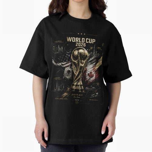 2026 FIFA World Cup Oversized T-Shirt Bring International Match Energy to the FIFA World Cup 2026 Group Stage Journey through Neymar Highlights, Spain and Netherlands Pride, Worldwide Fan Energy, Dramatic Goals, Stadium Lights and Championship