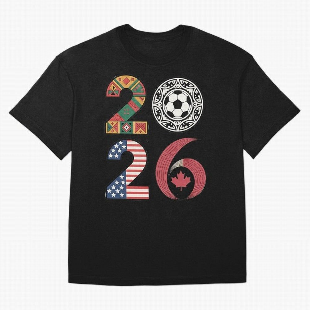 2026 Football Countries Oversized T-Shirt Join the Countdown to FIFA World Cup 2026 Group Stage Spirit, with Brazil, Portugal and Argentina, CR7, Football History, Final Match Energy, Crowd Noise and Once in a Lifetime Moments; Perfect for Fans,