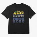 World Cup 2022 Oversized T-Shirt Support Iconic Players in FIFA World Cup 2026 USA Canada Mexico Connected to Neymar, Brazil, Portugal and Argentina Energy, Soccer Culture, Superstar Moments, National Team Dreams and Competitive Fire; Ideal for