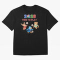 Soccer Mascots 2026 USA Mexico Canada Time To Play Oversized T-Shirt Join Match Day Hype around FIFA World Cup 2026, Haaland and Mbappe, England, Championship Spirit, Famous Goals, Roaring Crowds and International Football Unity; Built for
