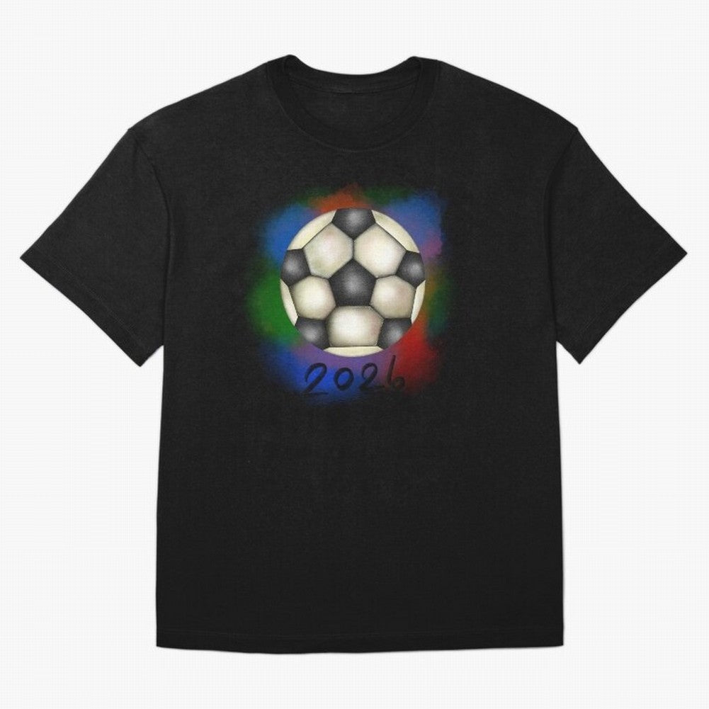 Football soccer Oversized T-Shirt Celebrate Every Goal in FIFA World Cup 2026 USA Canada Mexico Spirit, Connected to France, Messi, Tournament Hype, Historic Matchups, Family Viewing Parties and Global Sports Pride; Made for Collectors Who Enjoy