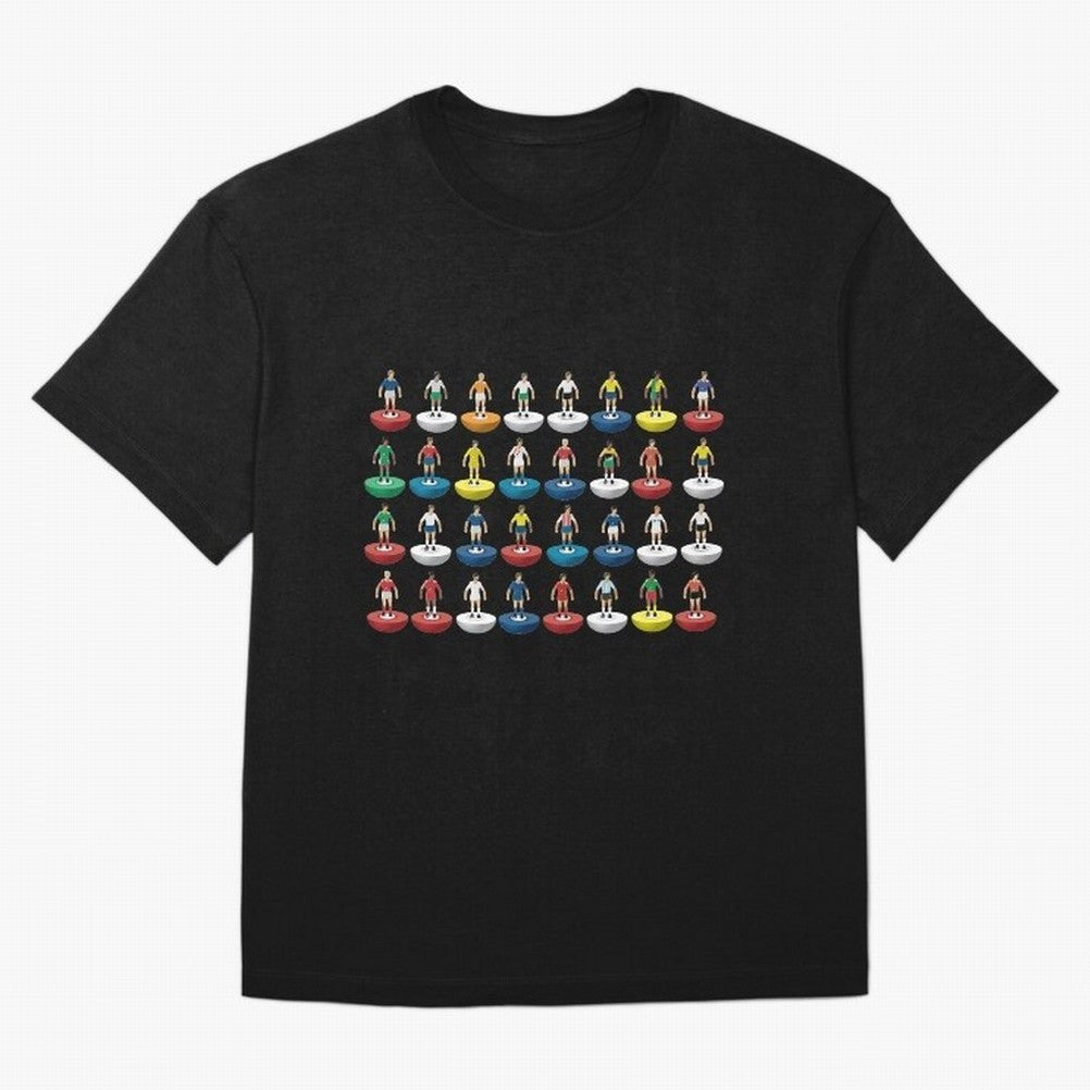 World Subbuteo players Oversized T-Shirt Remember Iconic Moments from Global Football Passion for FIFA World Cup 2026 Group Stage, Made for Mbappe, Spain and Netherlands, Football Passion, Legendary Performances, Festival Vibes and Supporter