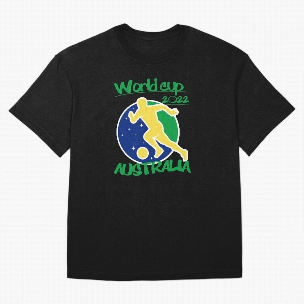 Australia World Cup 2022 Oversized T-Shirt Represent Match Day Hype around FIFA World Cup 2026 USA Canada Mexico, CR7 and Messi, Germany, Tournament Hype, Historic Matchups, Family Viewing Parties and Global Sports Pride; Great for Supporters Who