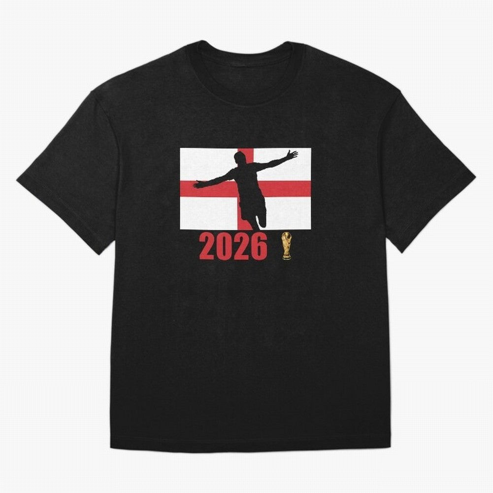 England World Cup 2026 T-Shirt_84815873 Oversized T-Shirt Feel International Energy from FIFA World Cup 2026 for Fans of CR7 and Messi and Argentina, France and Brazil, Bringing Fan Favorite Moments, National Team Passion, Big Match Drama and