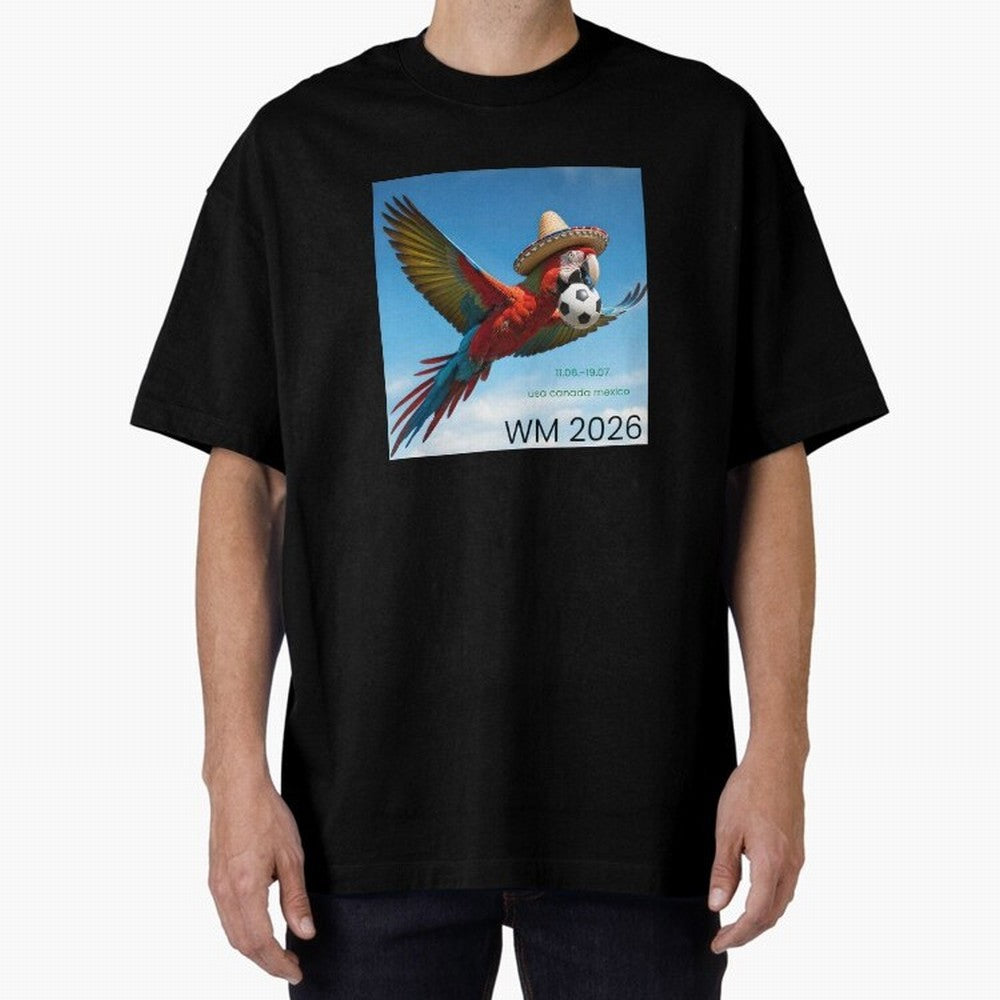2026 World Cup USA Canada Mexico Oversized T-Shirt Bring Legendary Rivalry Energy to FIFA World Cup 2026 Spirit, Filled with France, Mbappe and Neymar, Championship Spirit, Famous Goals, Roaring Crowds and International Football Unity; Ideal for