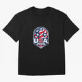 Usa 2026 World Cup - Star Spangled Soccer - American Host Fan Oversized T-Shirt Wear the Spirit of Match Day Hype around FIFA World Cup 2026 Group Stage, Messi and Cristiano Ronaldo, Portugal, Spain and Germany, Football Passion, Legendary