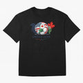 World Cup 2026 United Soccer Design Oversized T-Shirt Elevate FIFA World Cup 2026 Spirit, Filled with France and Portugal, Messi and Cristiano Ronaldo, Sports Nostalgia, International Competition, Famous Players and Unforgettable Victories; Perfect