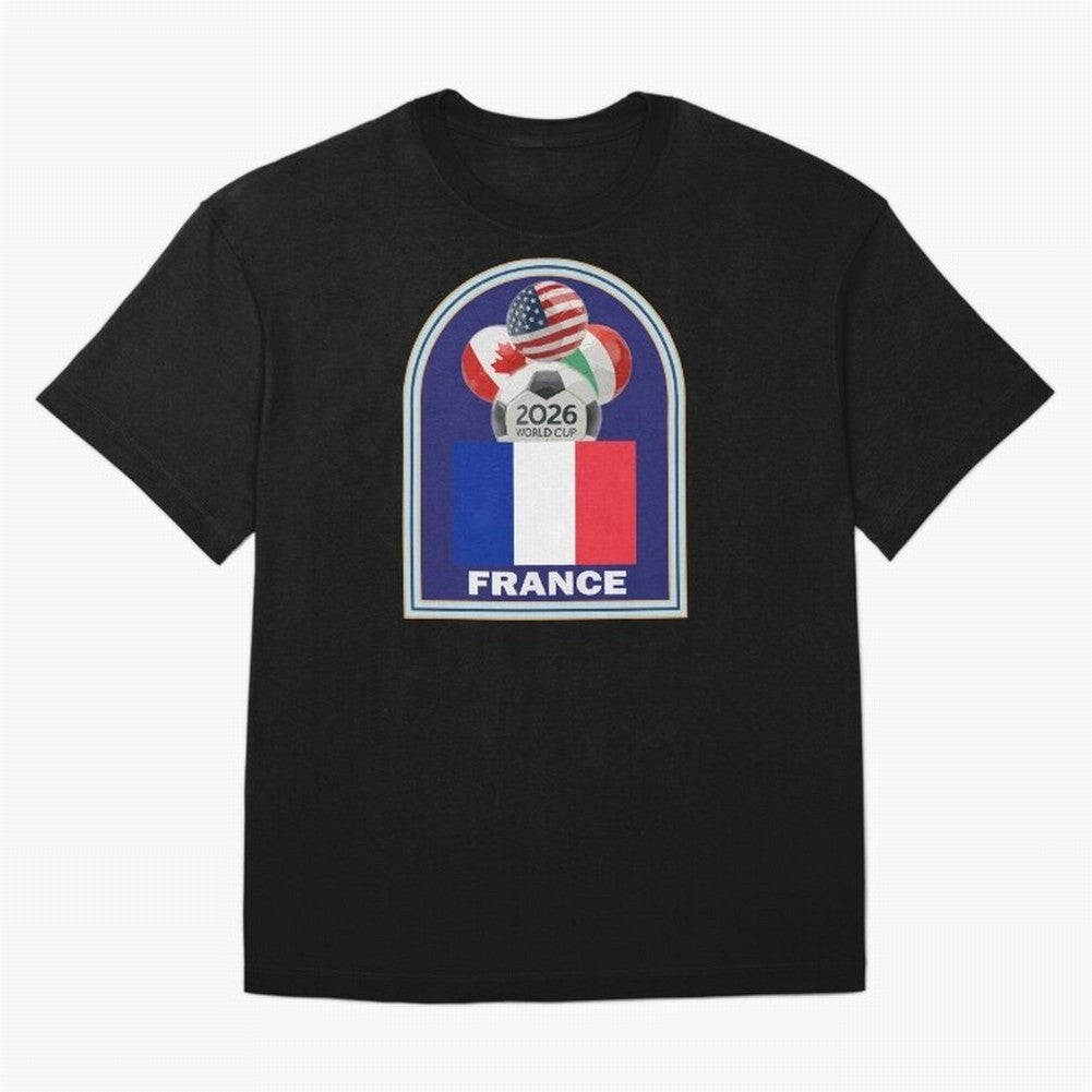 France 2026 Soccer T-shirt Oversized T-Shirt Bring Champion Energy into Match Day Hype around FIFA World Cup 2026 USA Canada Mexico, Cristiano Ronaldo, France, Stadium Chants, National Pride, Trophy Dreams and Unforgettable Football Memories;