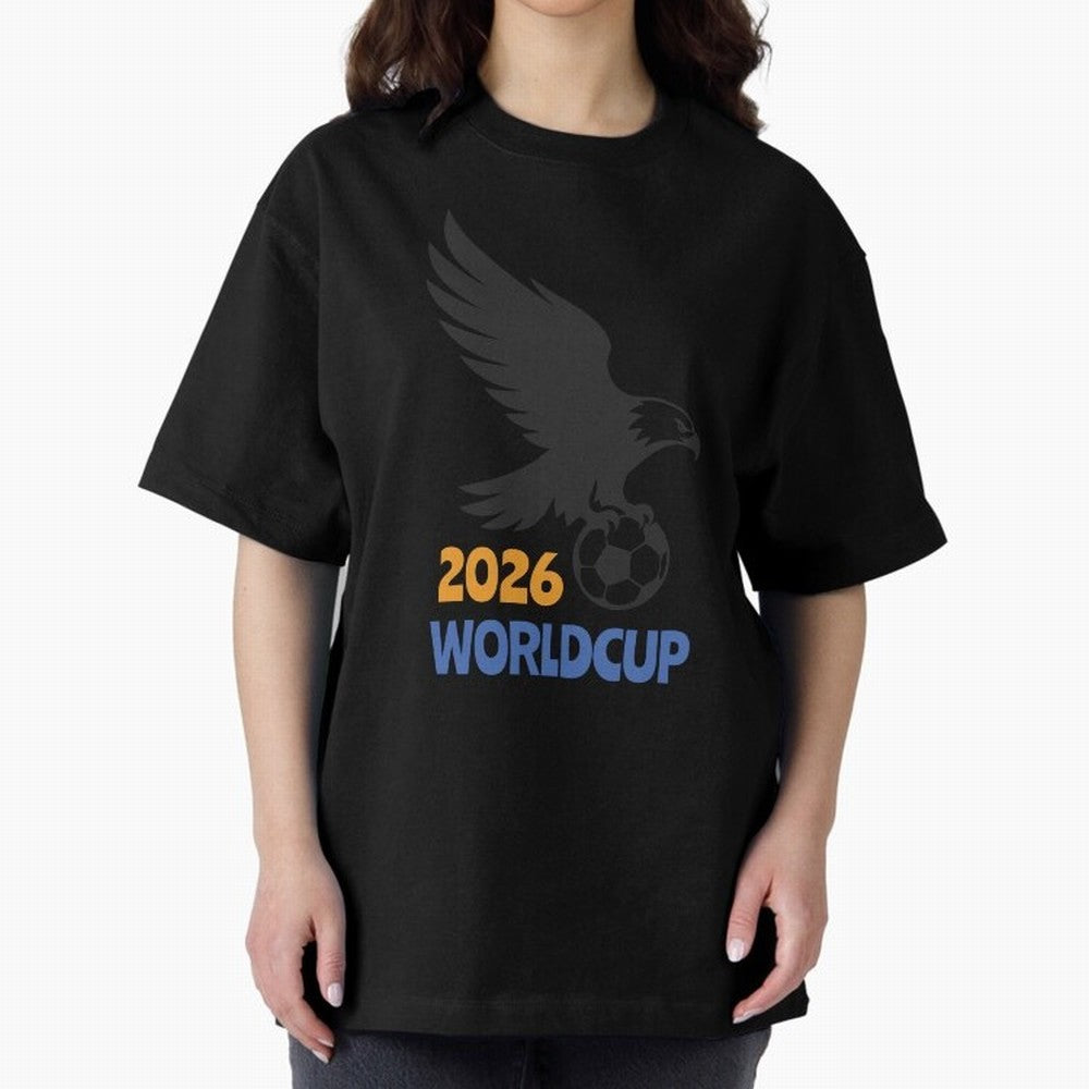 world cup 2026 Oversized T-Shirt Get Ready for Global Football Passion for FIFA World Cup 2026 USA Canada Mexico, Celebrating Neymar, Spain, Football Passion, Legendary Performances, Festival Vibes and Supporter Community; Great for Supporters Who