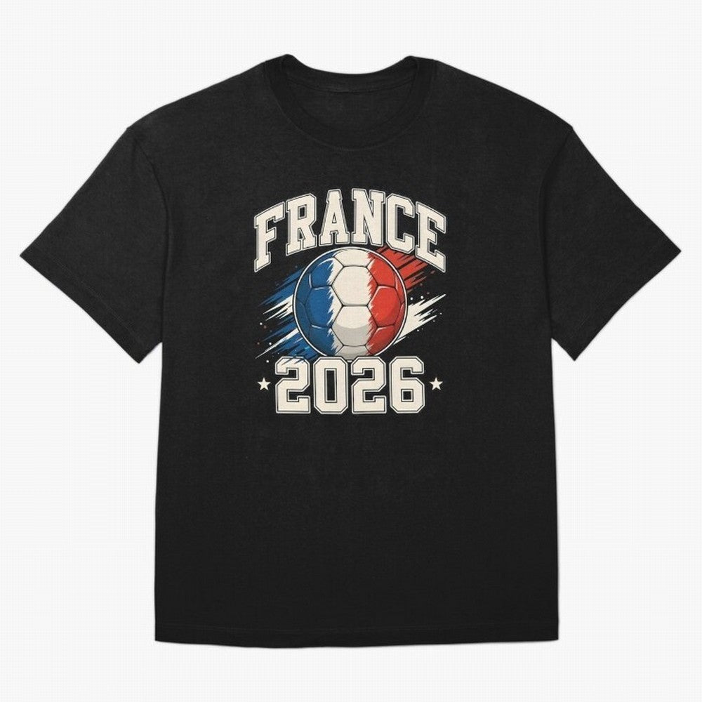 France 2026 World Cup for Football Fans and Teams Oversized T-Shirt Show Up for the Glory of Match Day Hype around FIFA World Cup 2026 USA Canada Mexico, Mbappe, England and Germany, Match Day Excitement, Supporter Culture, Golden Goals and Global