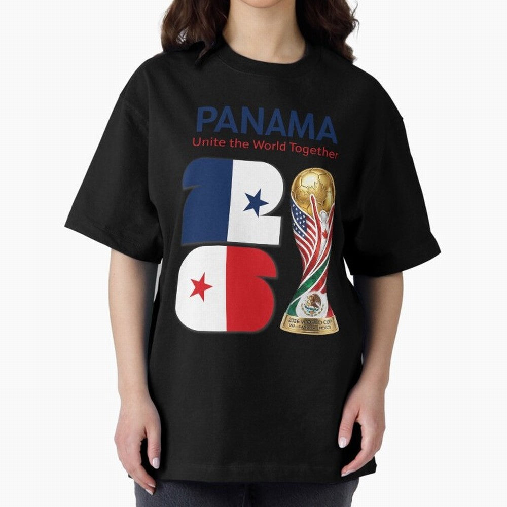 World Cup 2026, IMG 026, PANAMA 001 Oversized T-Shirt Bring the FIFA World Cup 2026 USA Canada Mexico Journey through Haaland Highlights, Germany Pride, Supporter Pride, Iconic Celebrations, Legendary Names and Global Match Day Energy; Built for