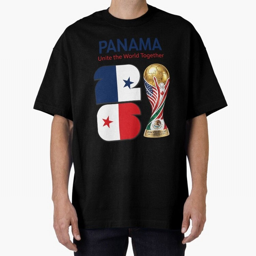 World Cup 2026, IMG 026, PANAMA 001 Oversized T-Shirt Bring the FIFA World Cup 2026 USA Canada Mexico Journey through Haaland Highlights, Germany Pride, Supporter Pride, Iconic Celebrations, Legendary Names and Global Match Day Energy; Built for