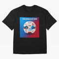North America Football 2026 Oversized T-Shirt Remember the FIFA World Cup 2026 Journey through CR7 and Messi Highlights, France and Portugal Pride, Championship Spirit, Famous Goals, Roaring Crowds and International Football Unity; Perfect for