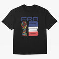 France World Cup 2026 Soccer - FRA 26 Blue White Red Oversized T-Shirt Bring Global Tournament Vibes to Match Day Hype around FIFA World Cup 2026, Messi and Cristiano Ronaldo, France and Portugal, Match Day Excitement, Supporter Culture, Golden